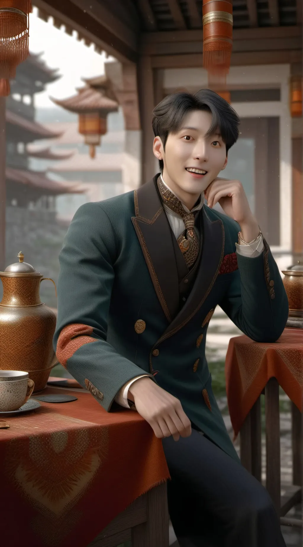 ai character: Stray kids background