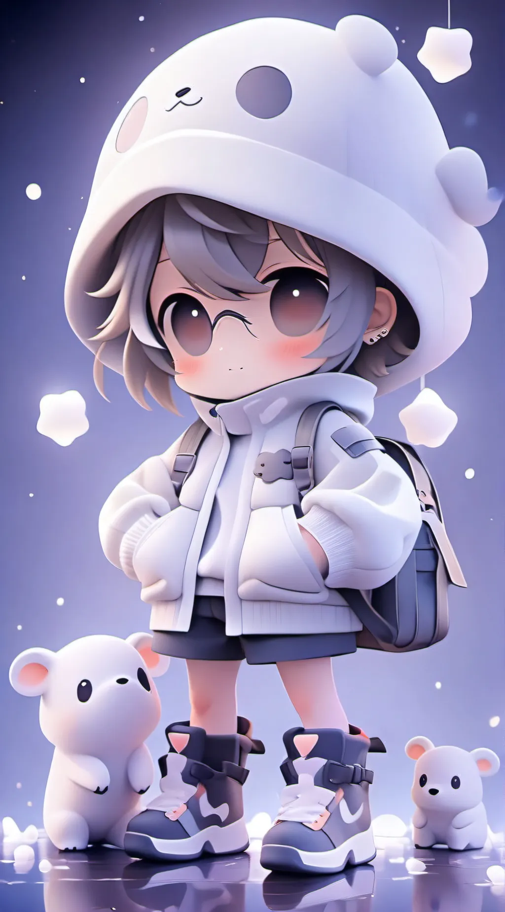 ai character: hyunjin  background