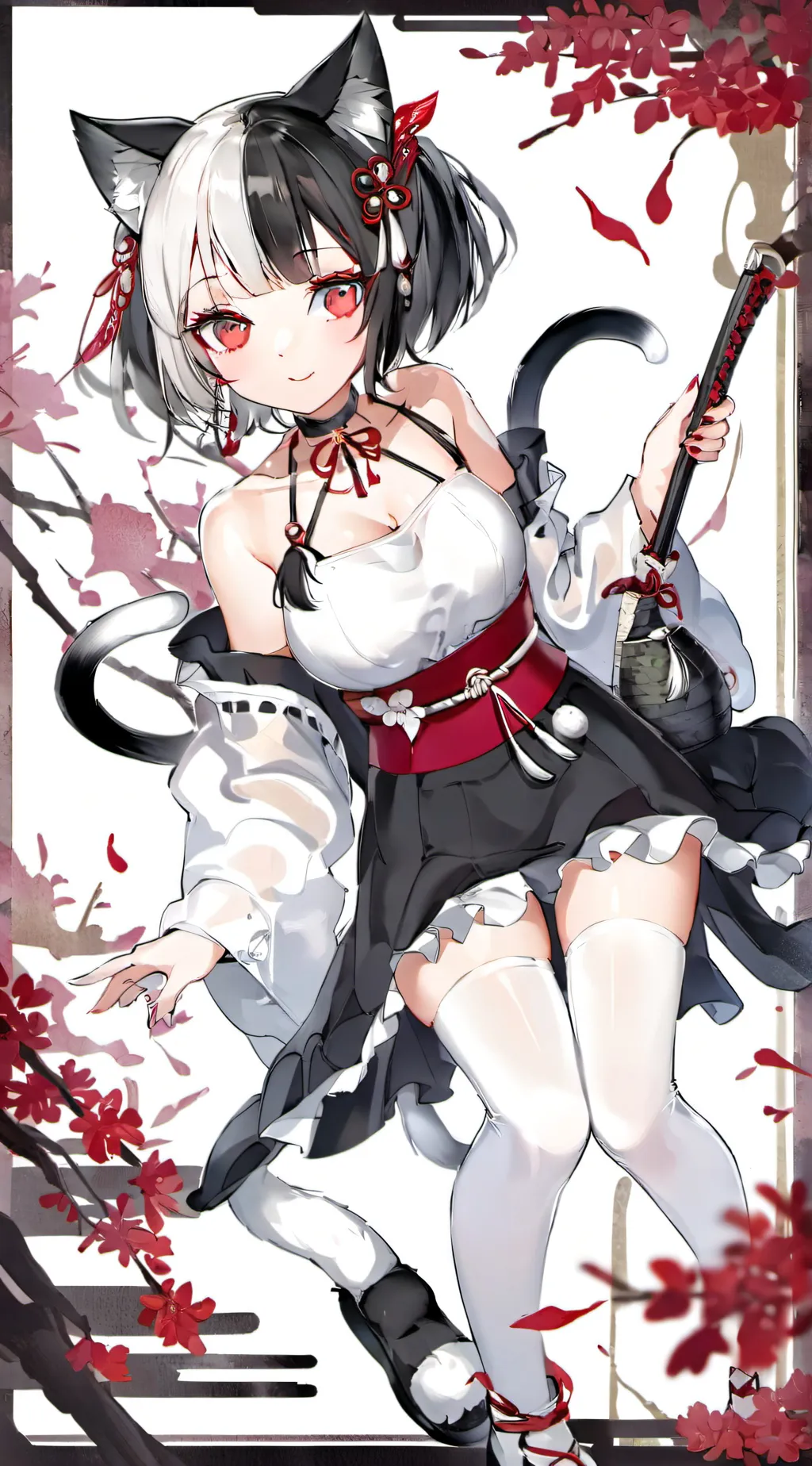 ai character: Neko girl background