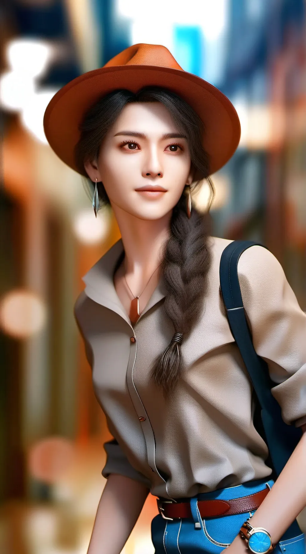 ai character: lilly background