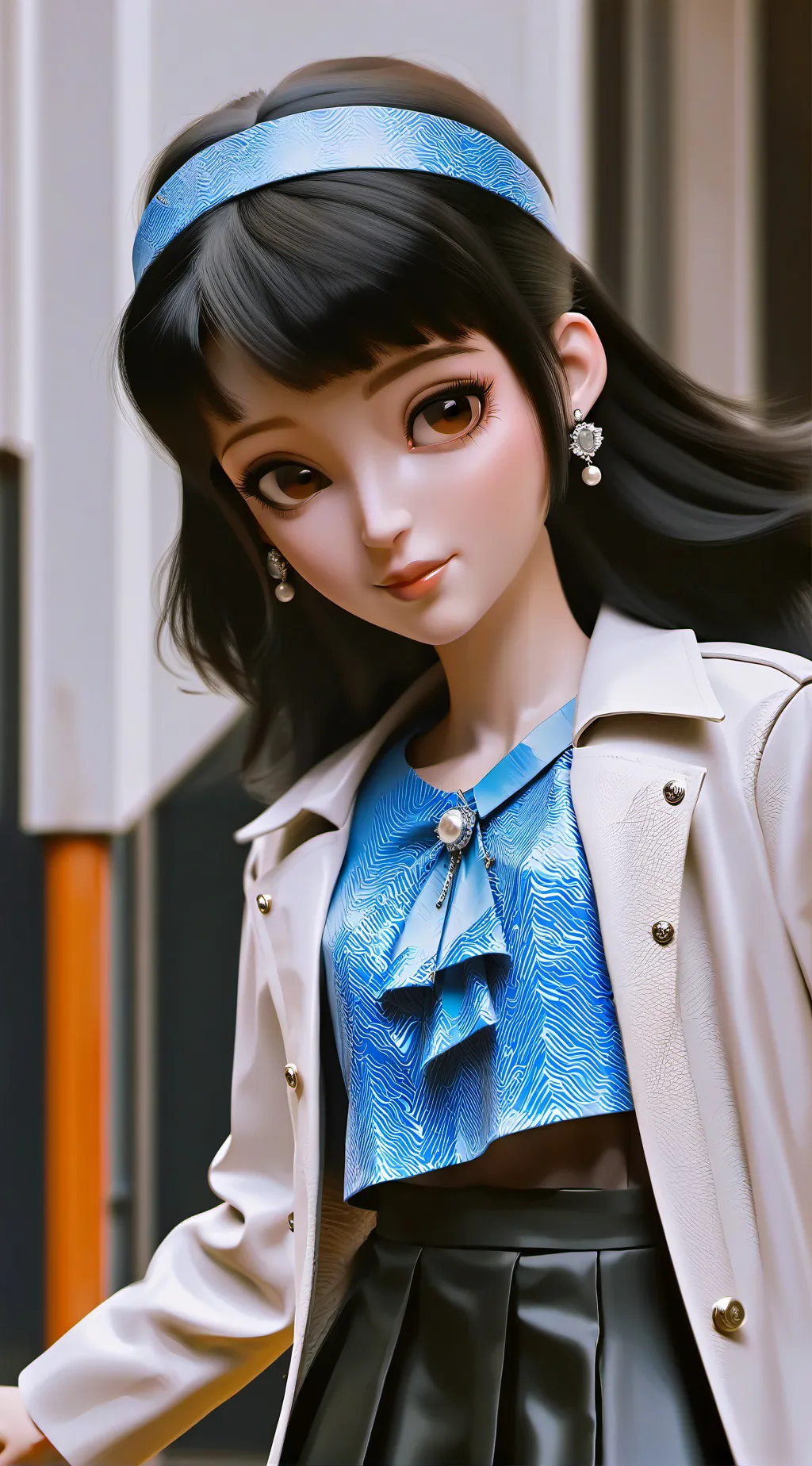 ai character: lavender  background