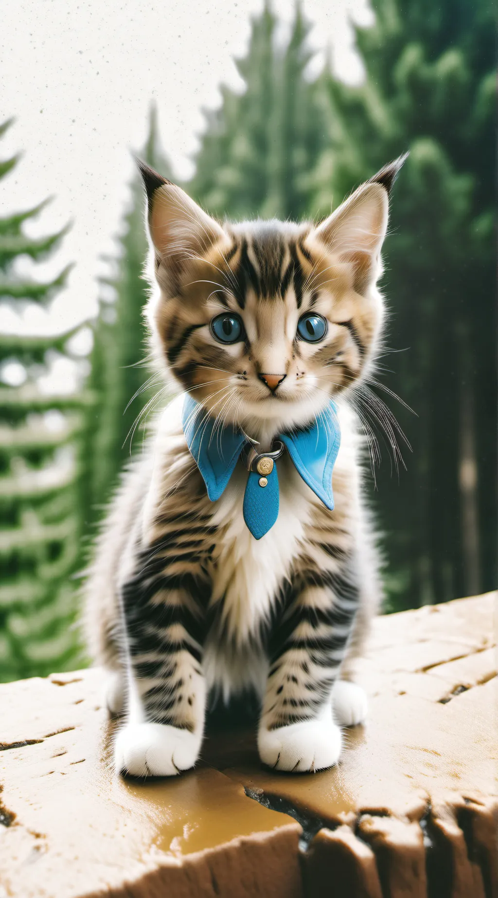 ai character: autumn background