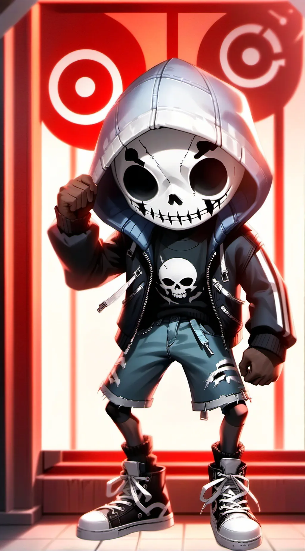 ai character: bitty killer sans  background