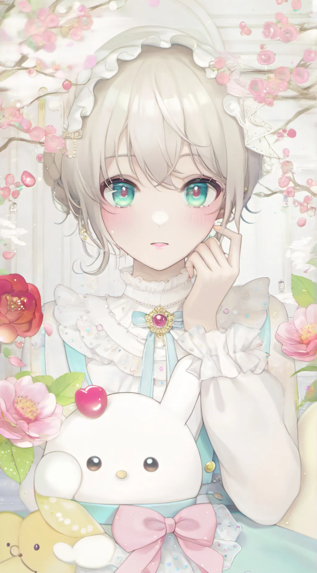 ai character: Alicia black  background