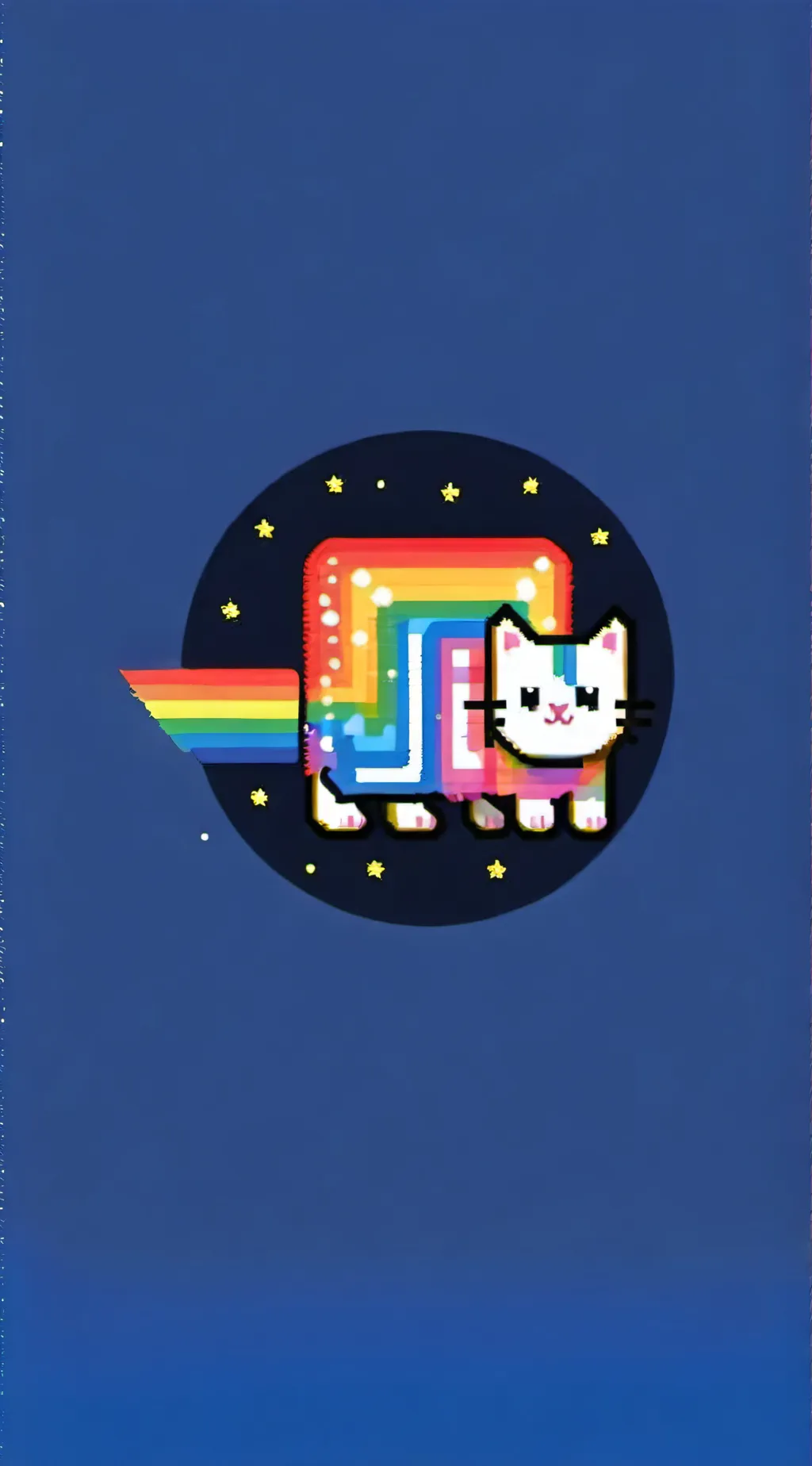 ai character: Nyan cat background