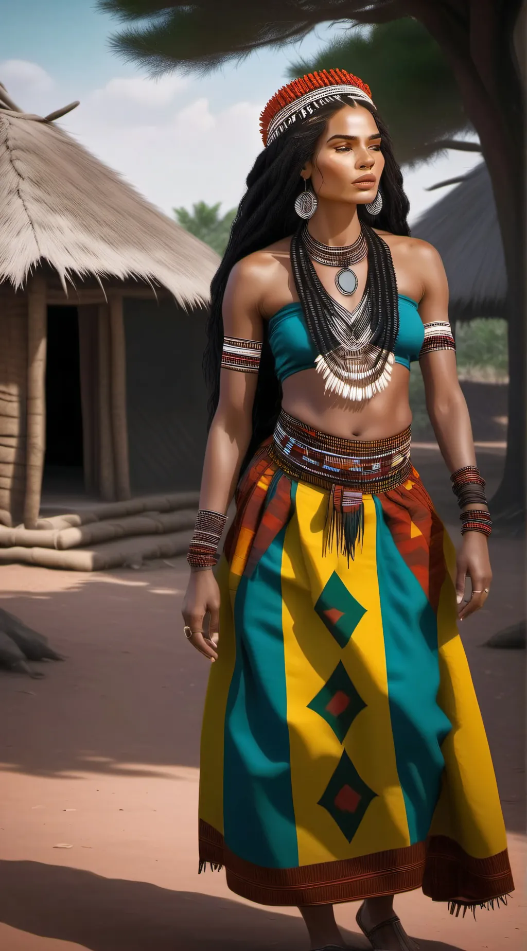 ai character: Aria background