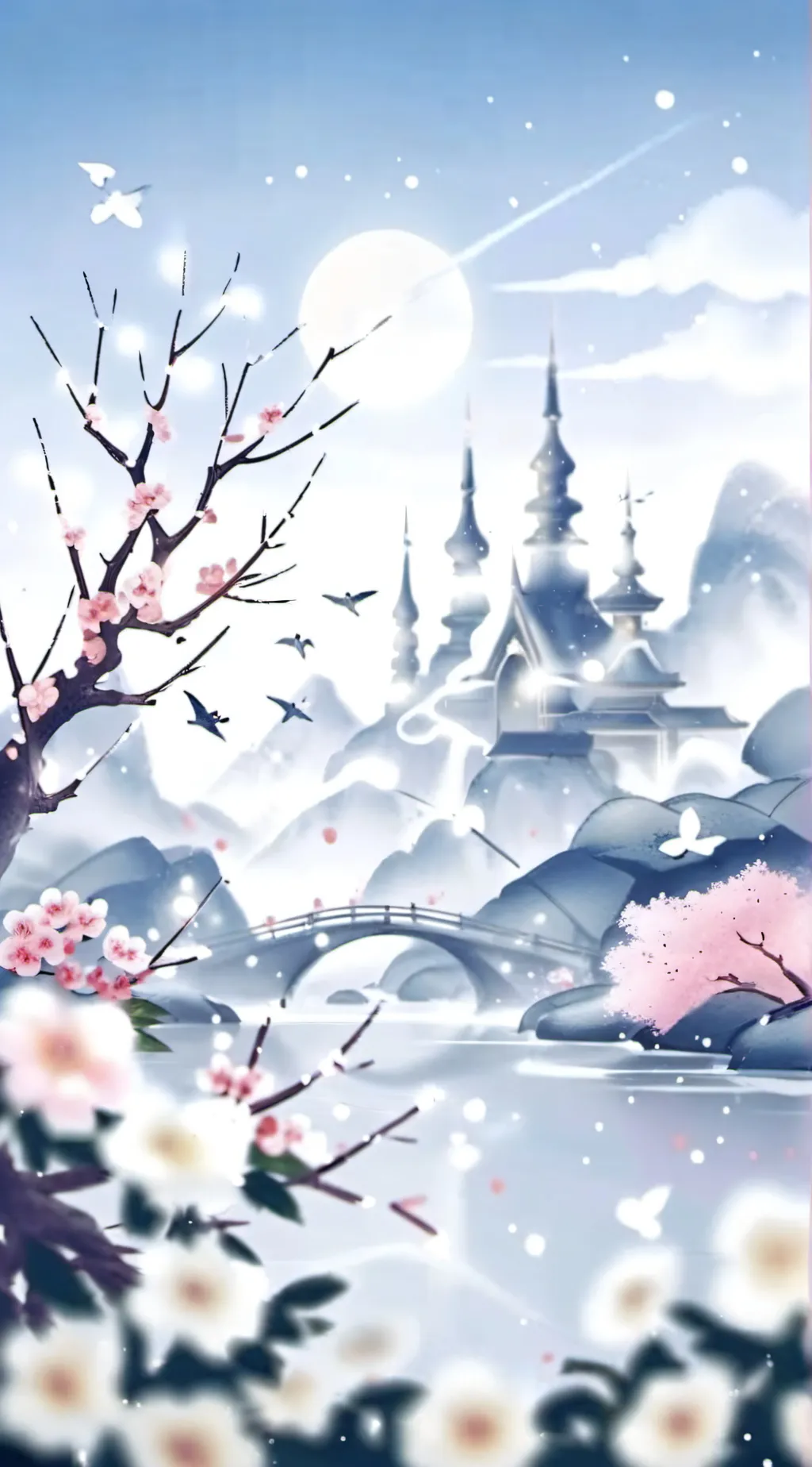 ai character: KNY BEACH PARTY  background