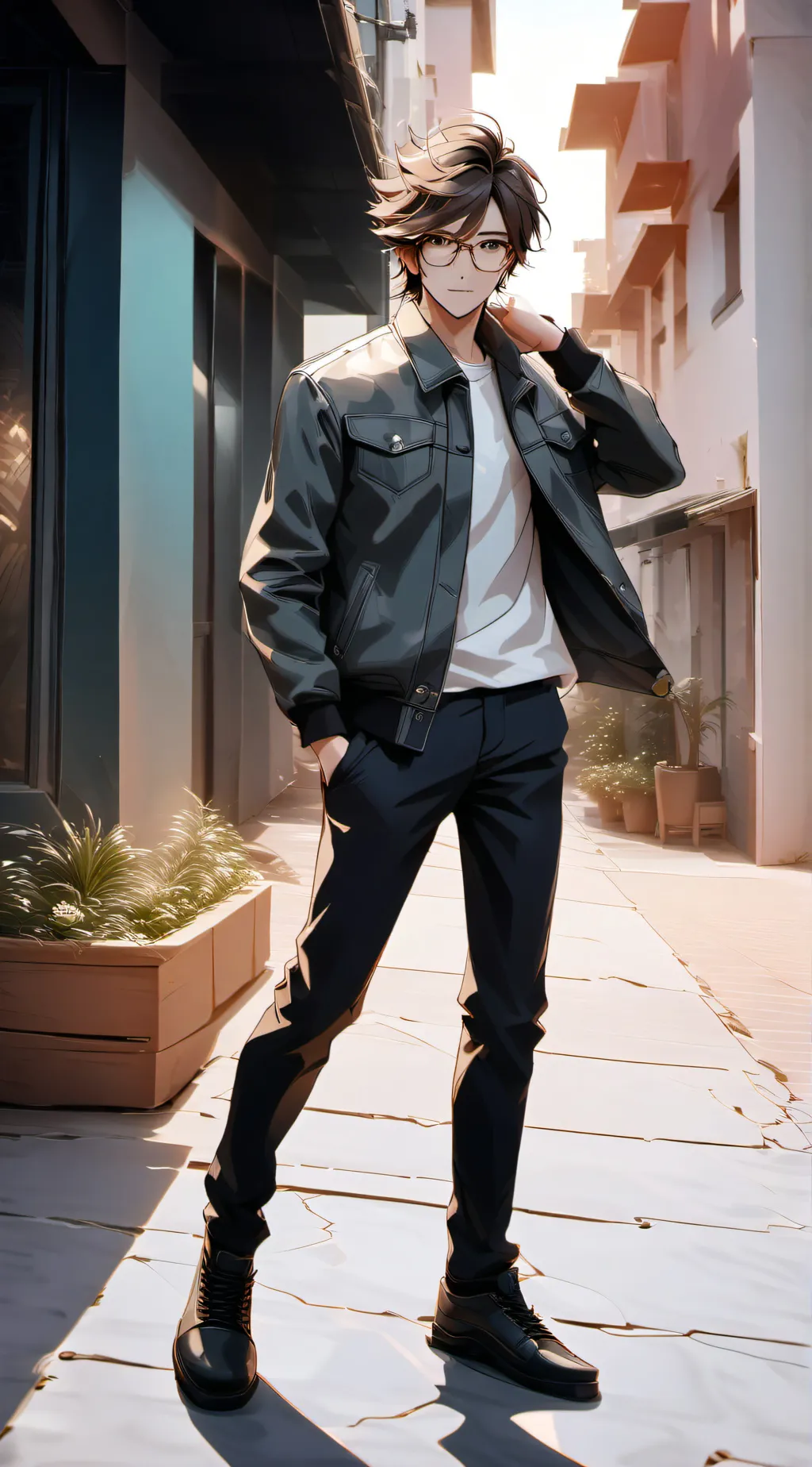 ai character: Michael Santos background