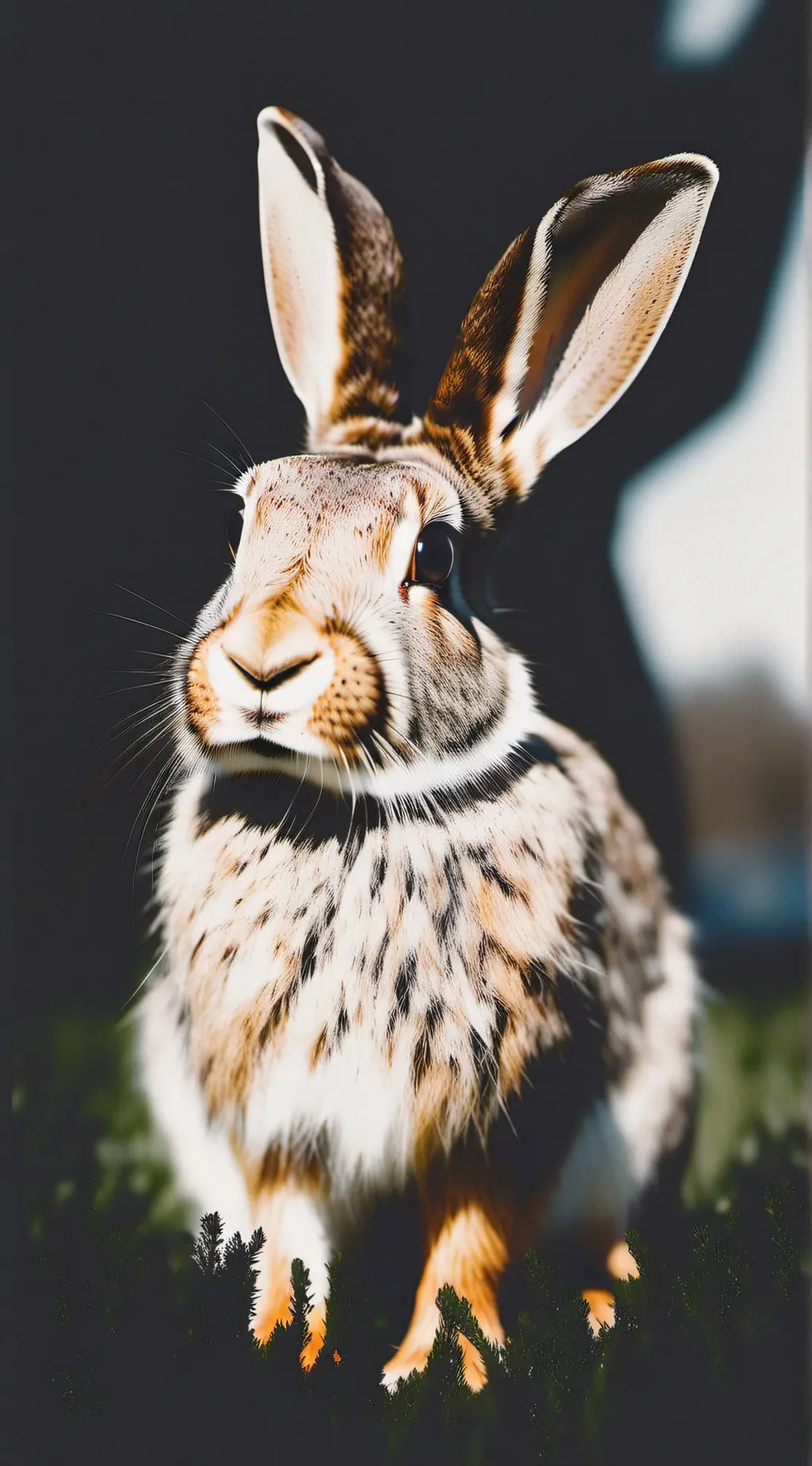 ai character: happy hare trend background