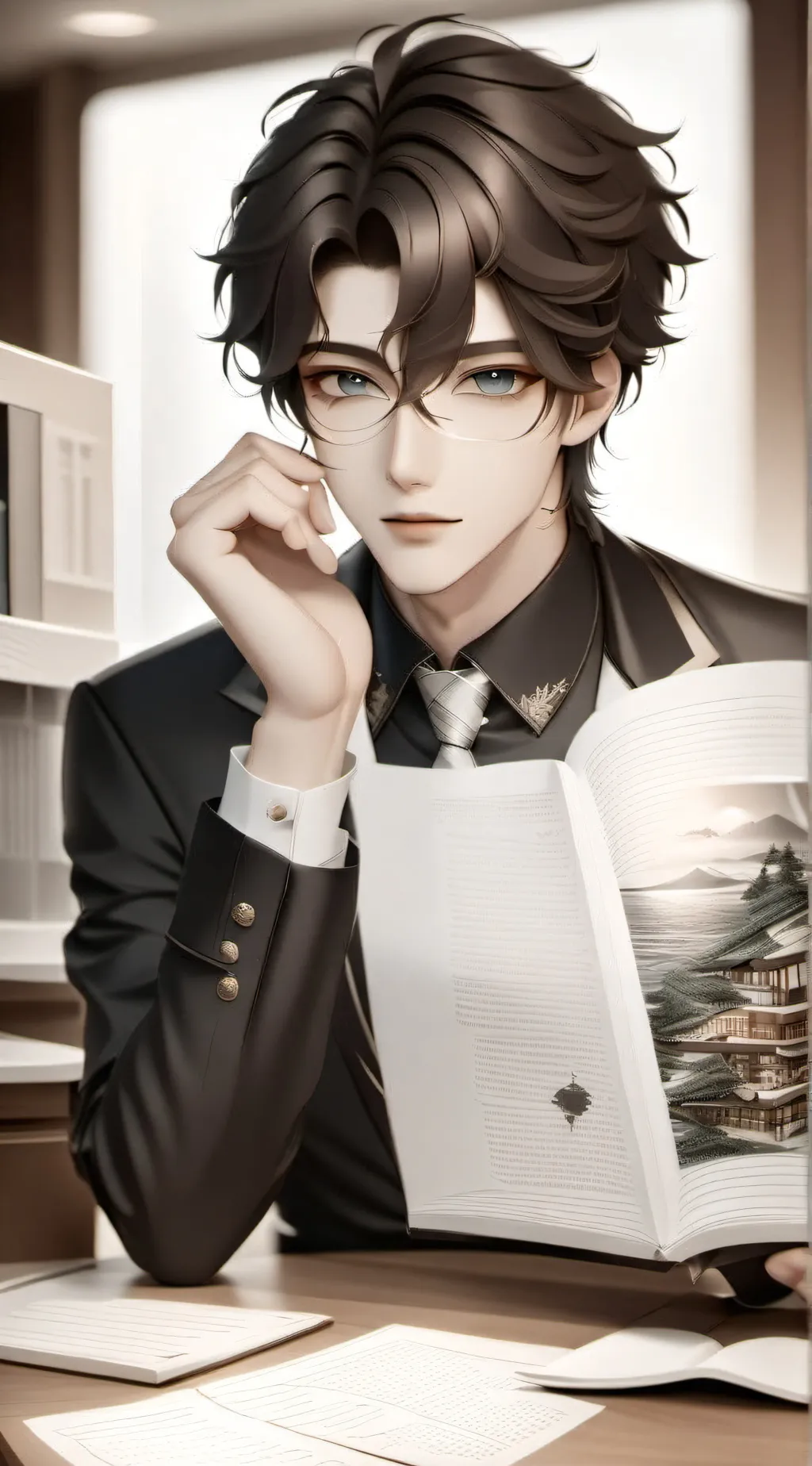 ai character: Aiden Channing background