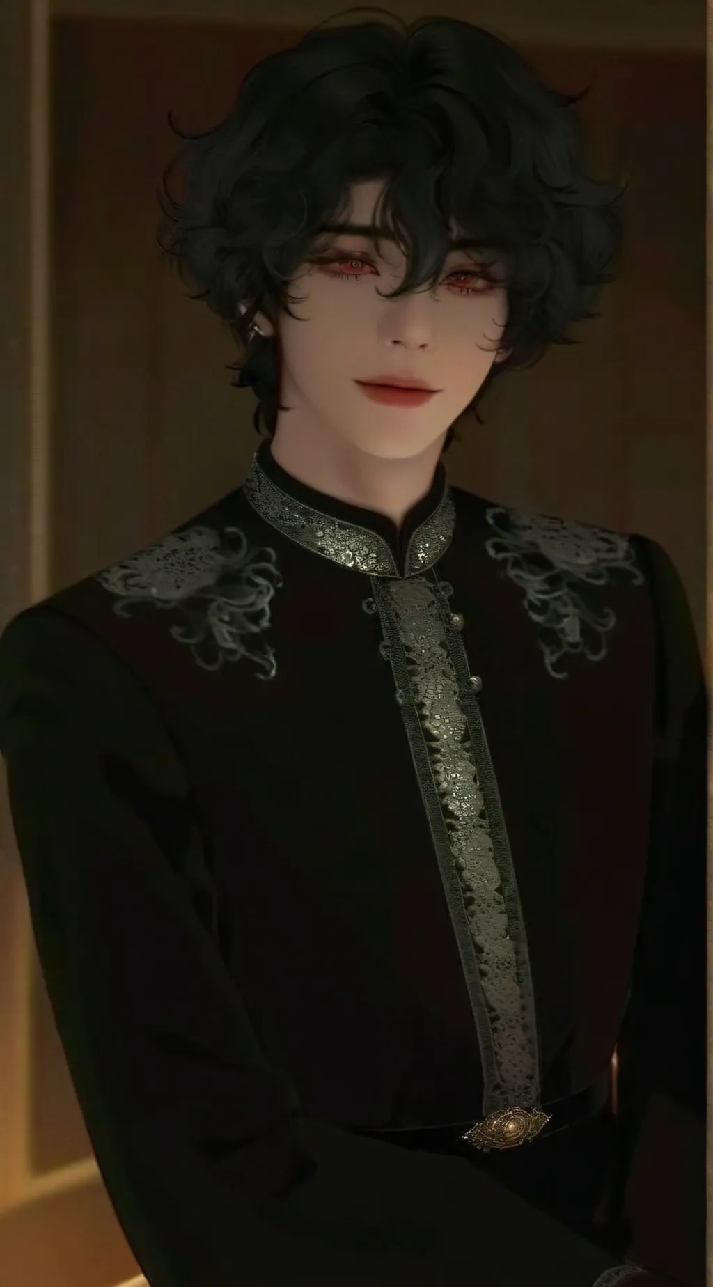 ai character: goth background