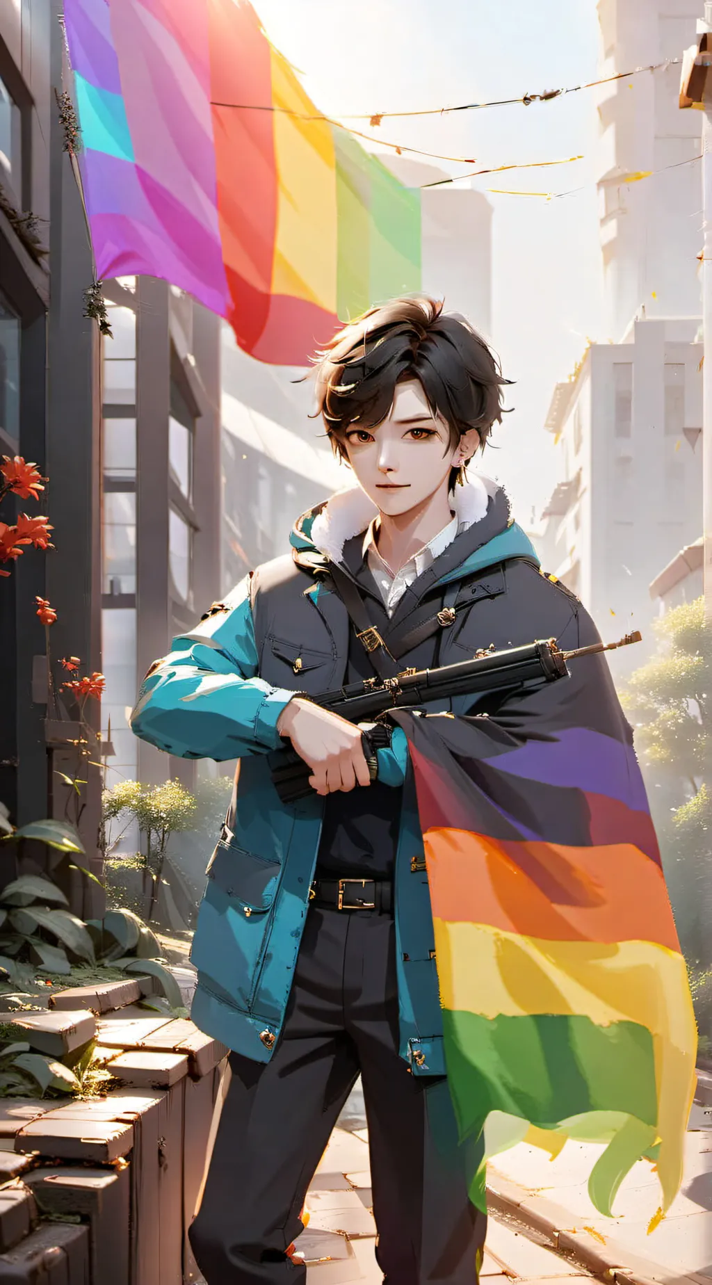 ai character: Are u gay? 🌈 background