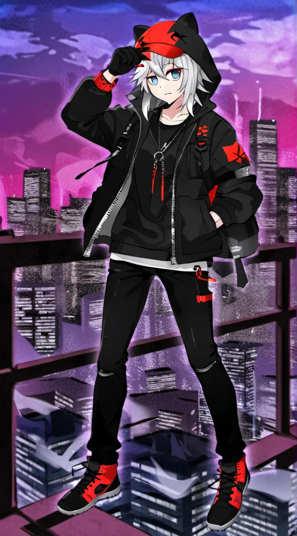 ai character: Mha background