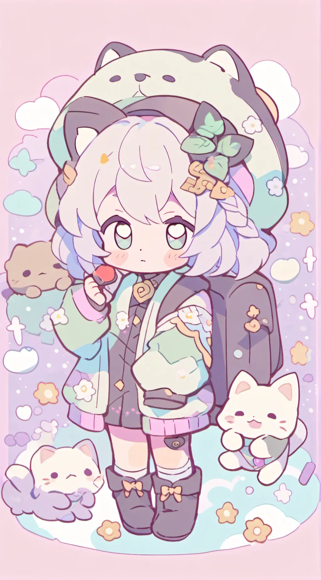 ai character: catnap background