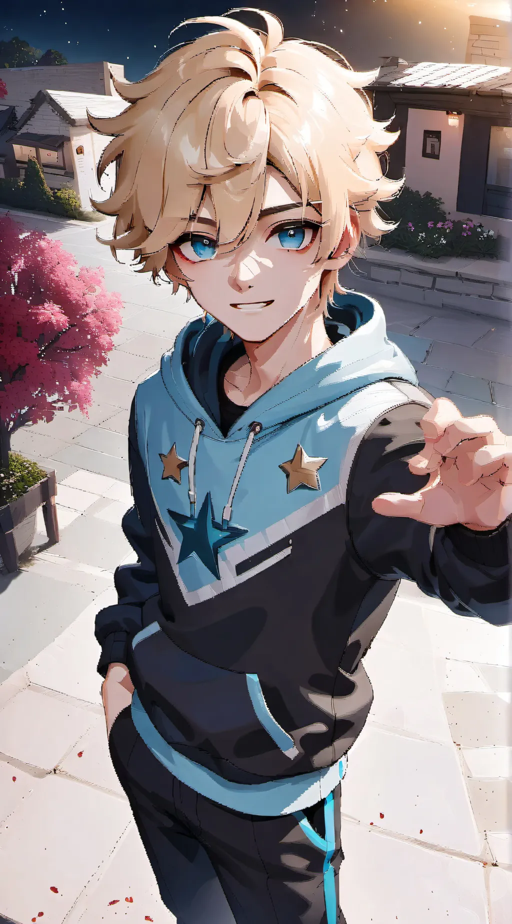 ai character: Aqua marinne background