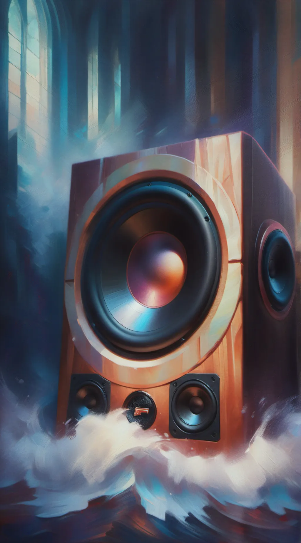 ai character: titan tv man  background