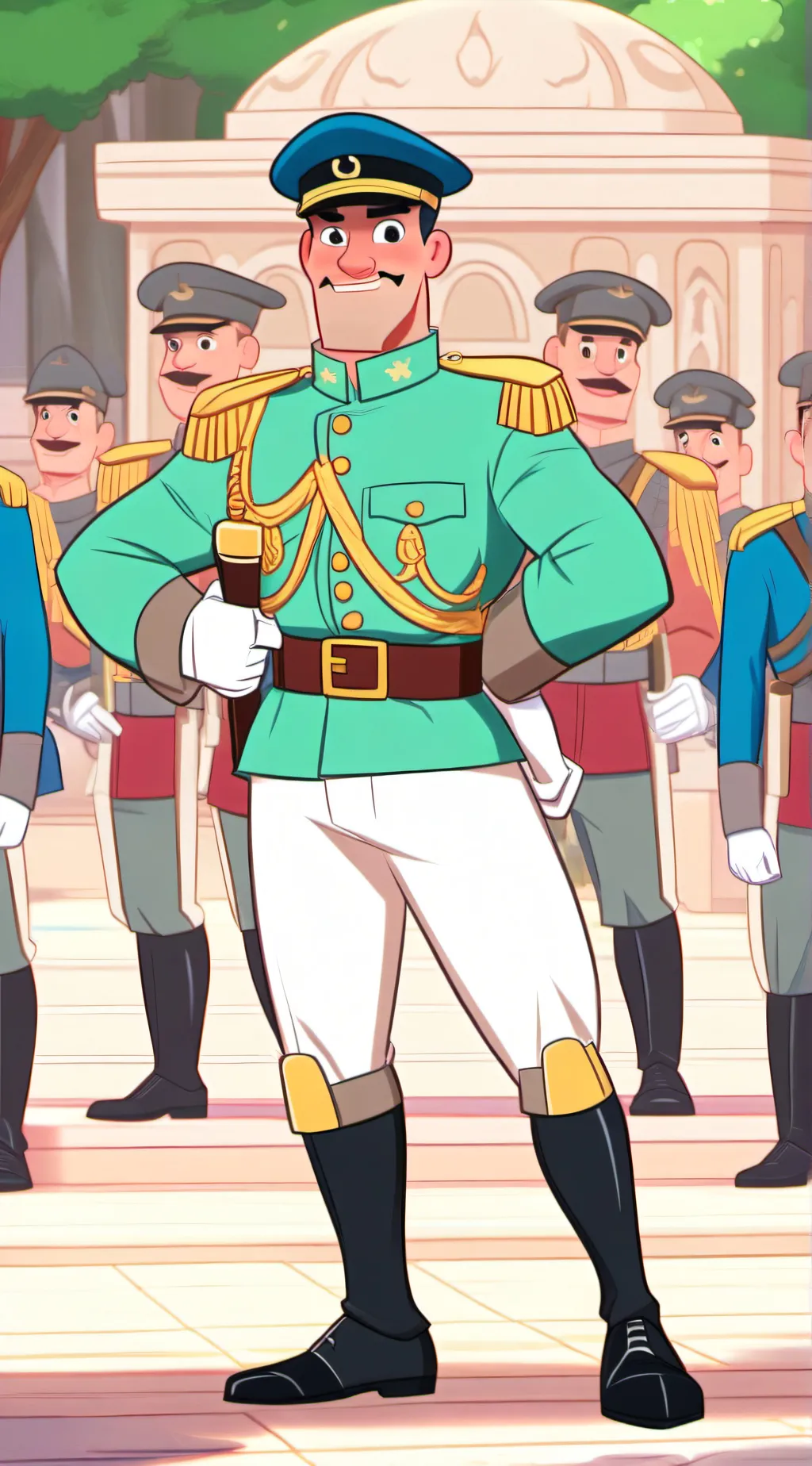 ai character: cod background