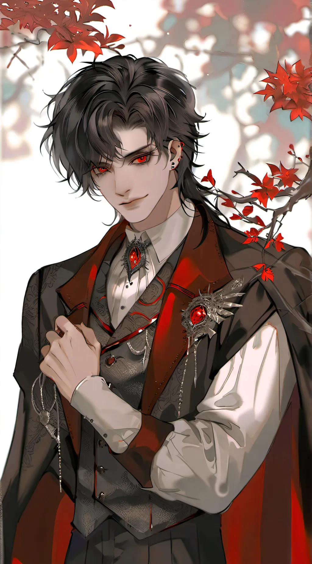 ai character: Raymond/ray☆ミ background