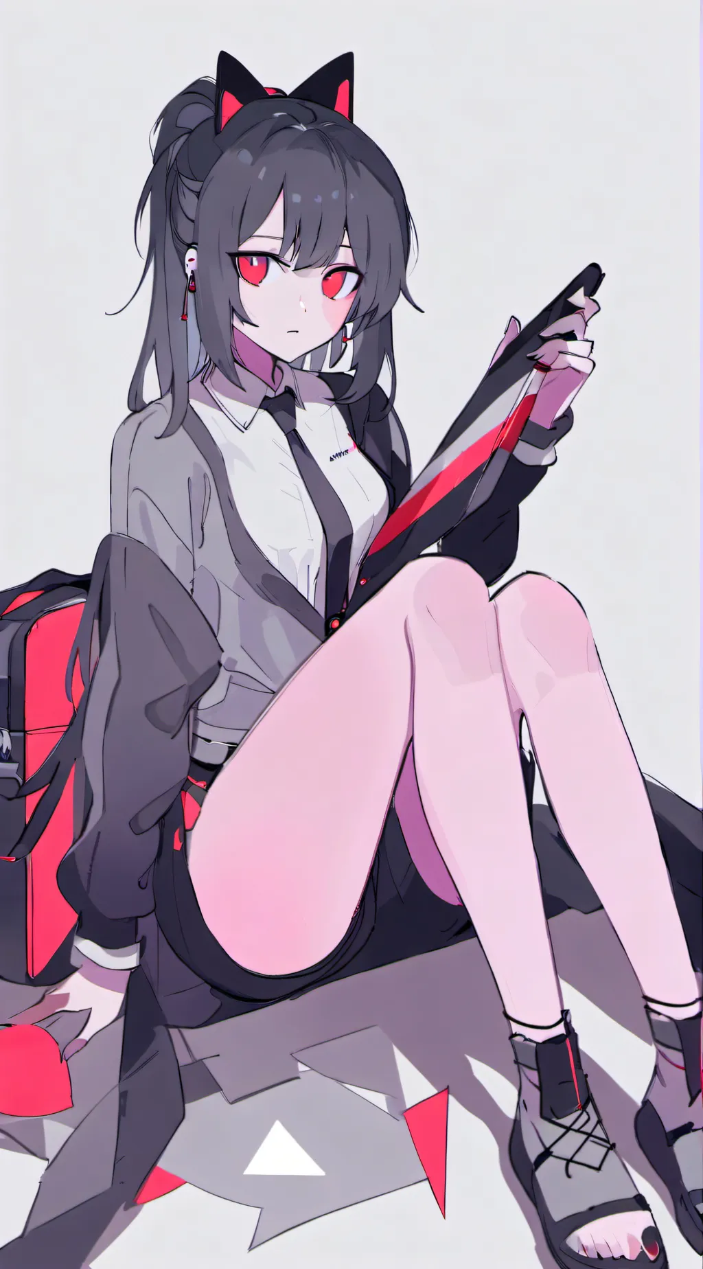 ai character: cat nap x dog day  background