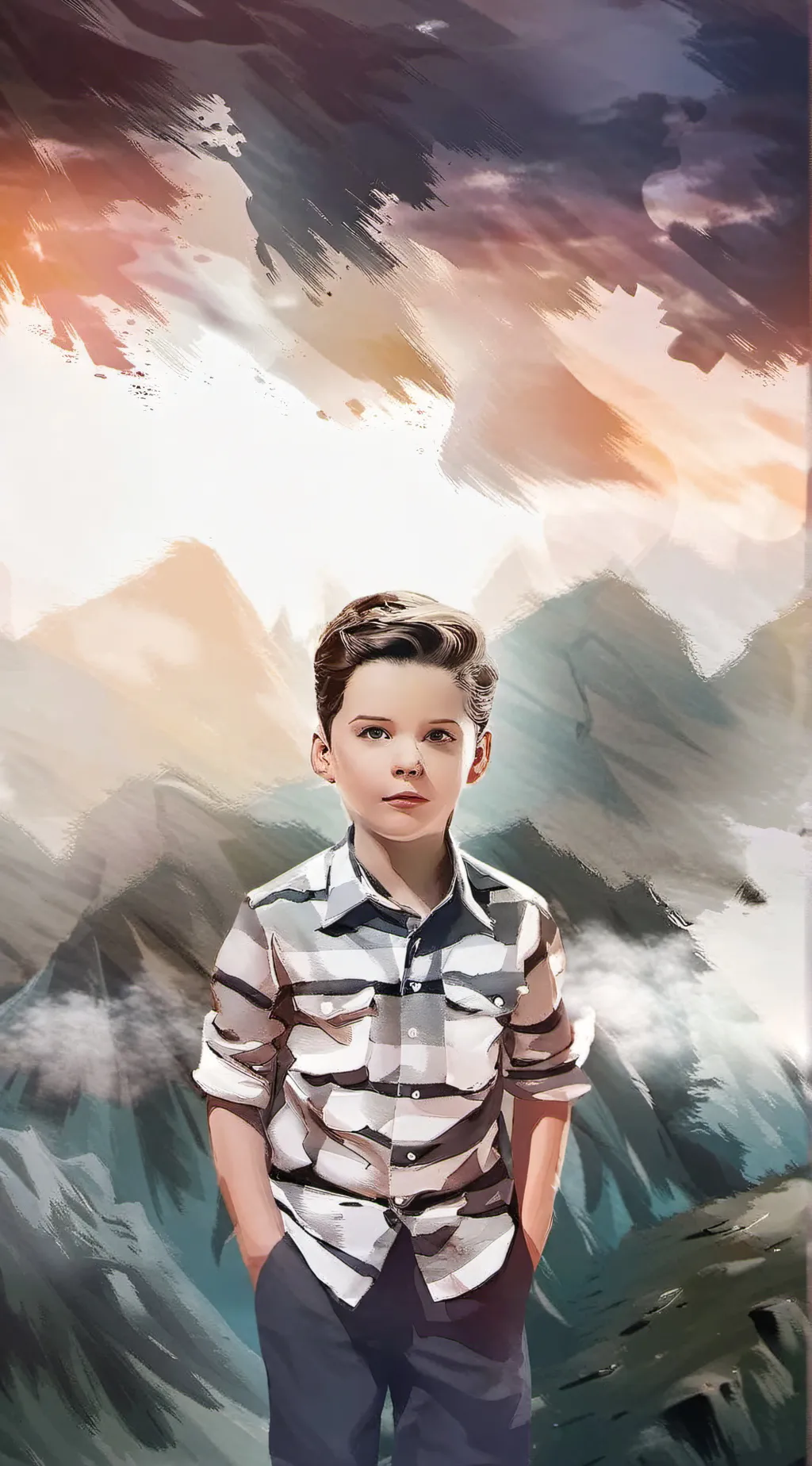 ai character: young sheldon background