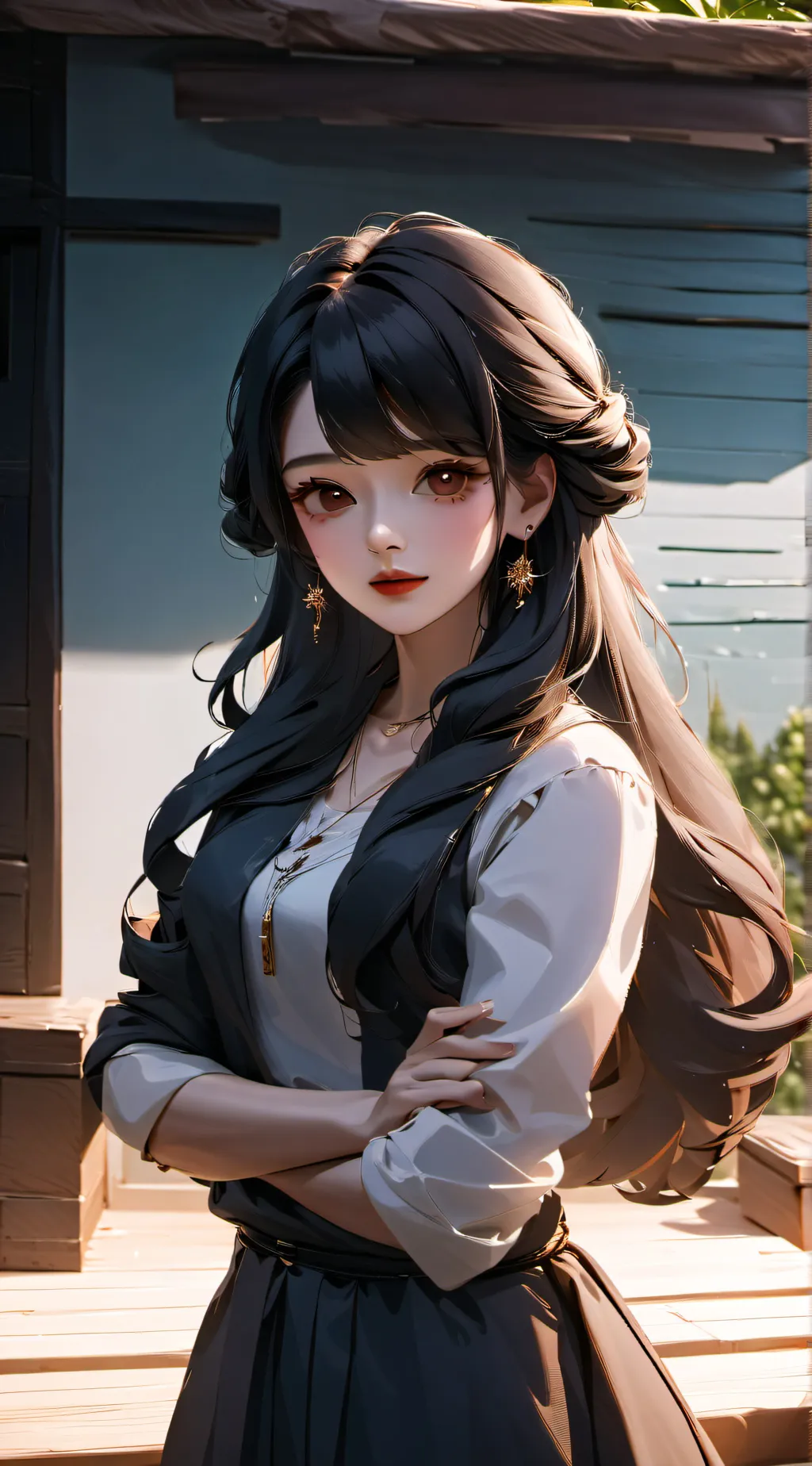 ai character: Jade background