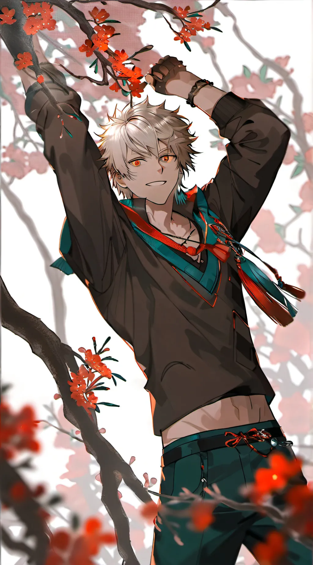 ai character: bakugo background