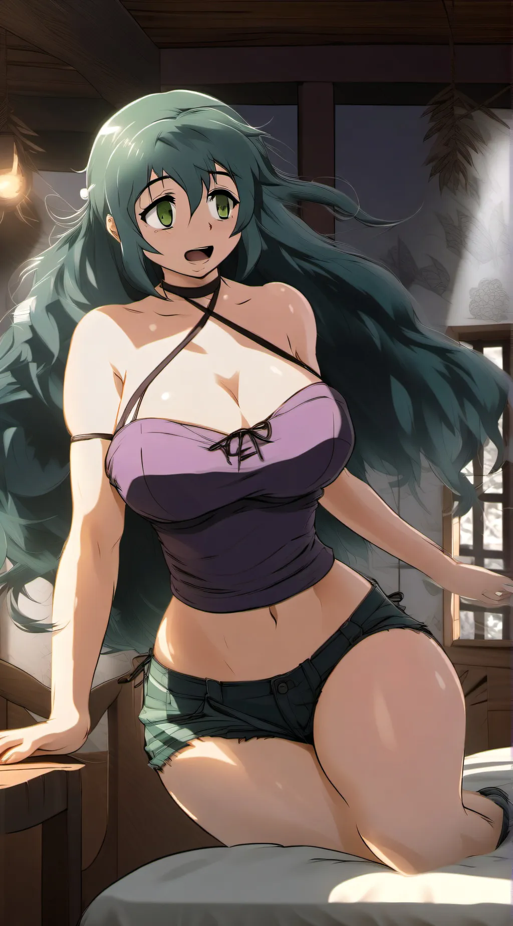 ai character: Lacey background