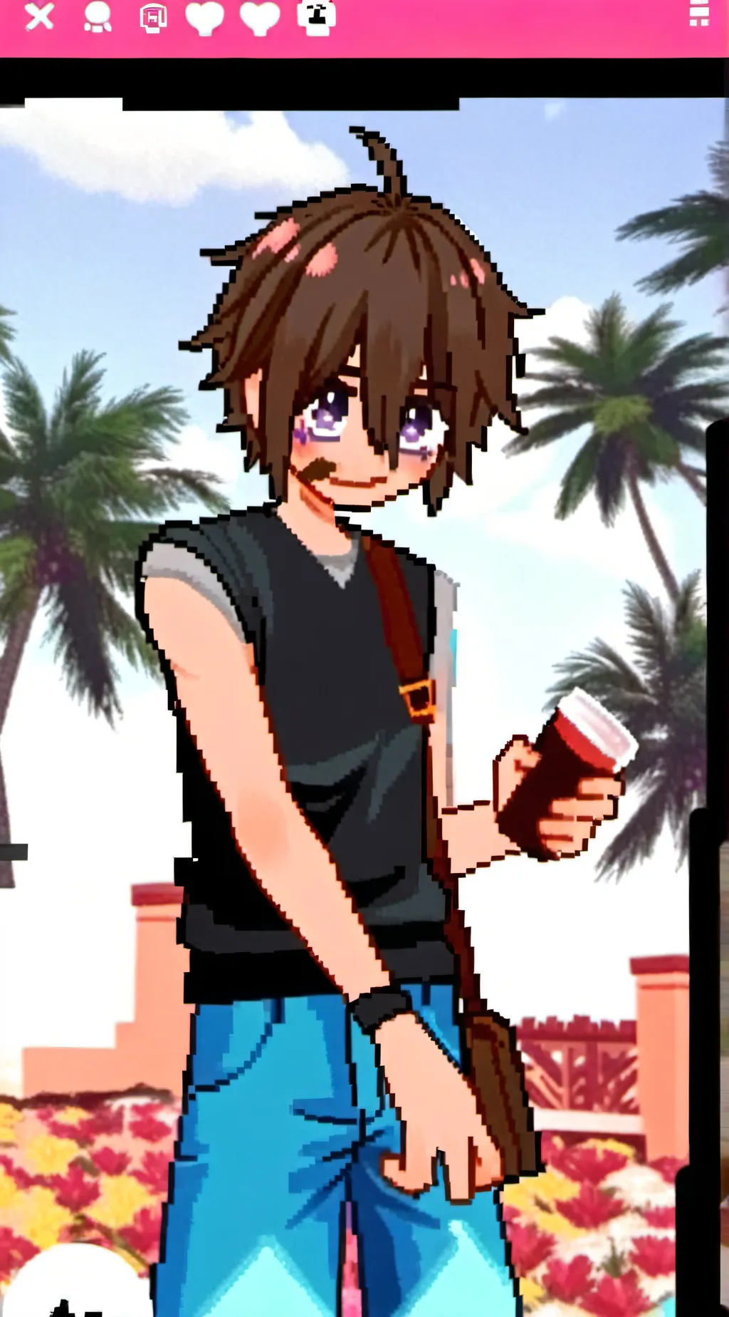 ai character: Leo background