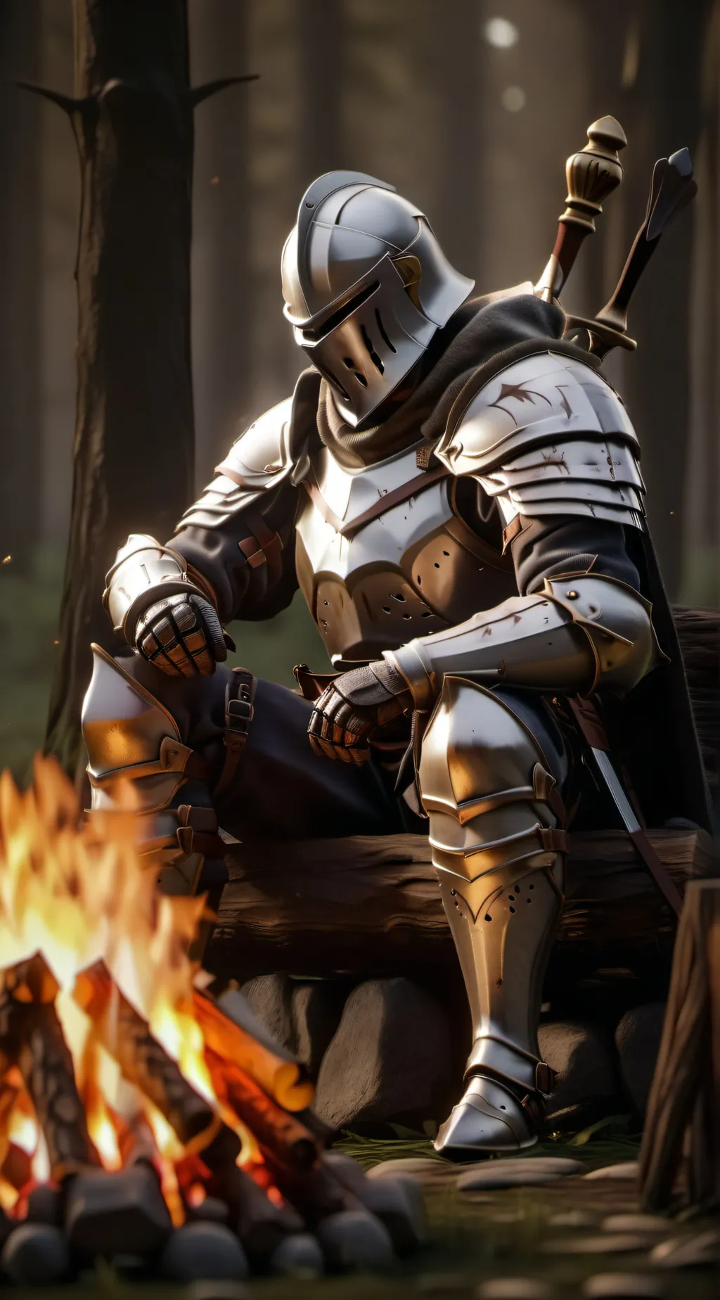 ai character: Take a break background