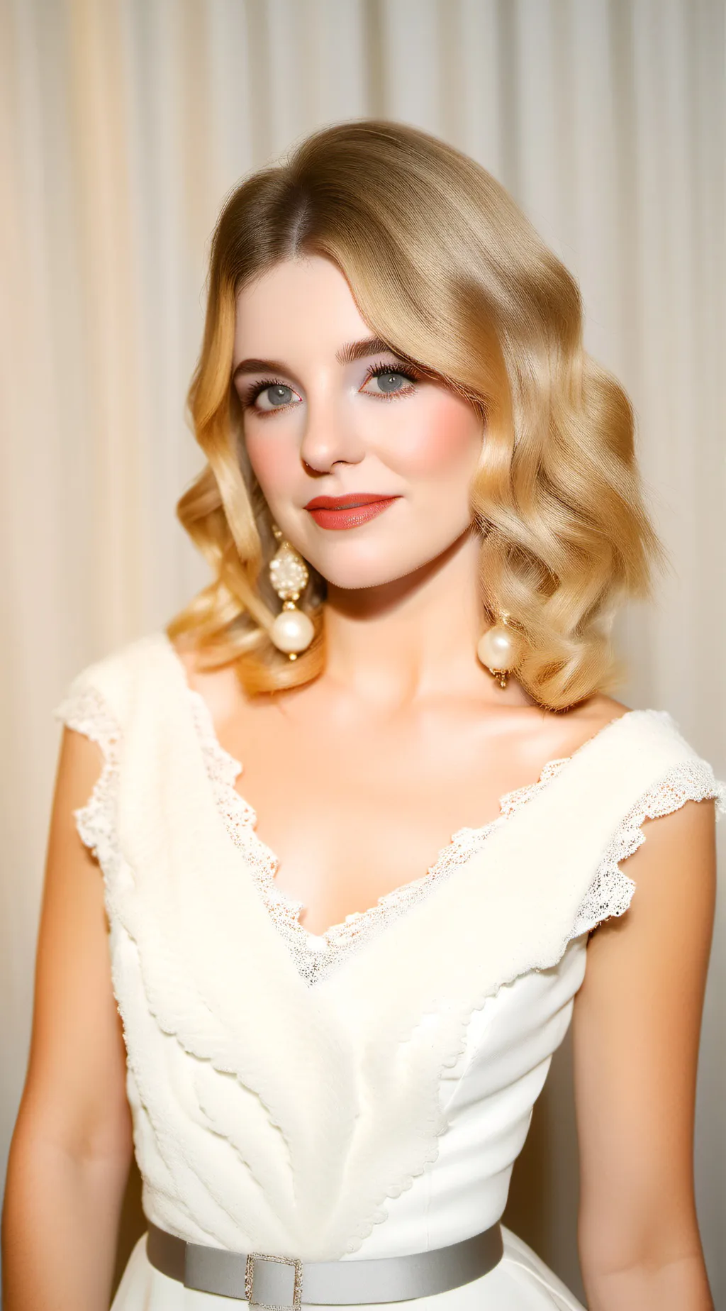 ai character: Mckenna Grace background