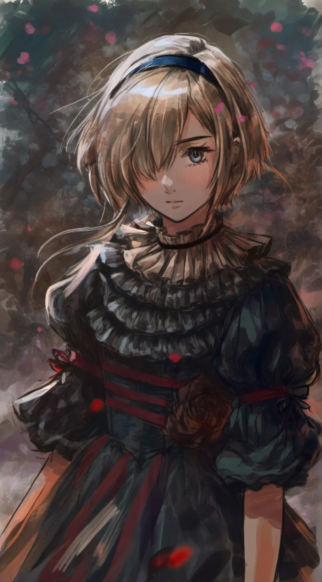 ai character: Rain background