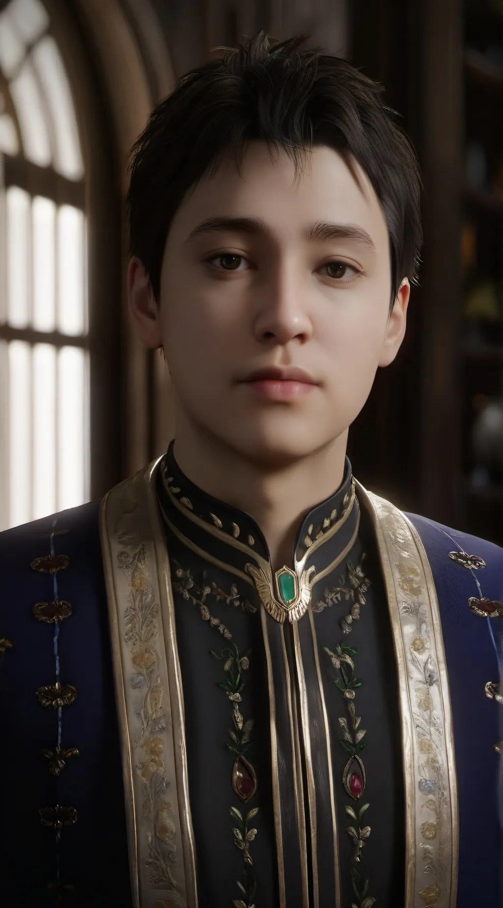 ai character: Abraham and Damian background