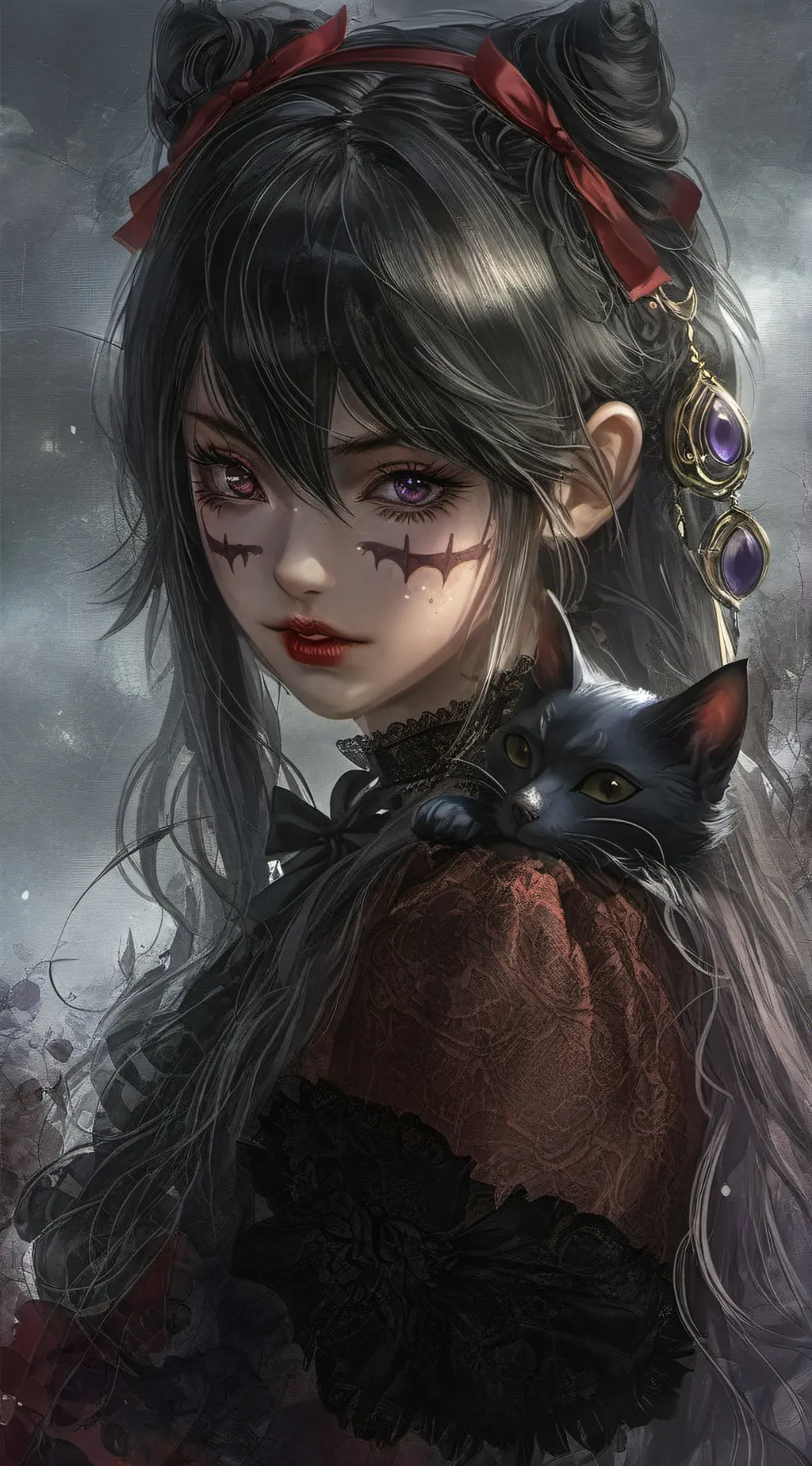 ai character: Alender background