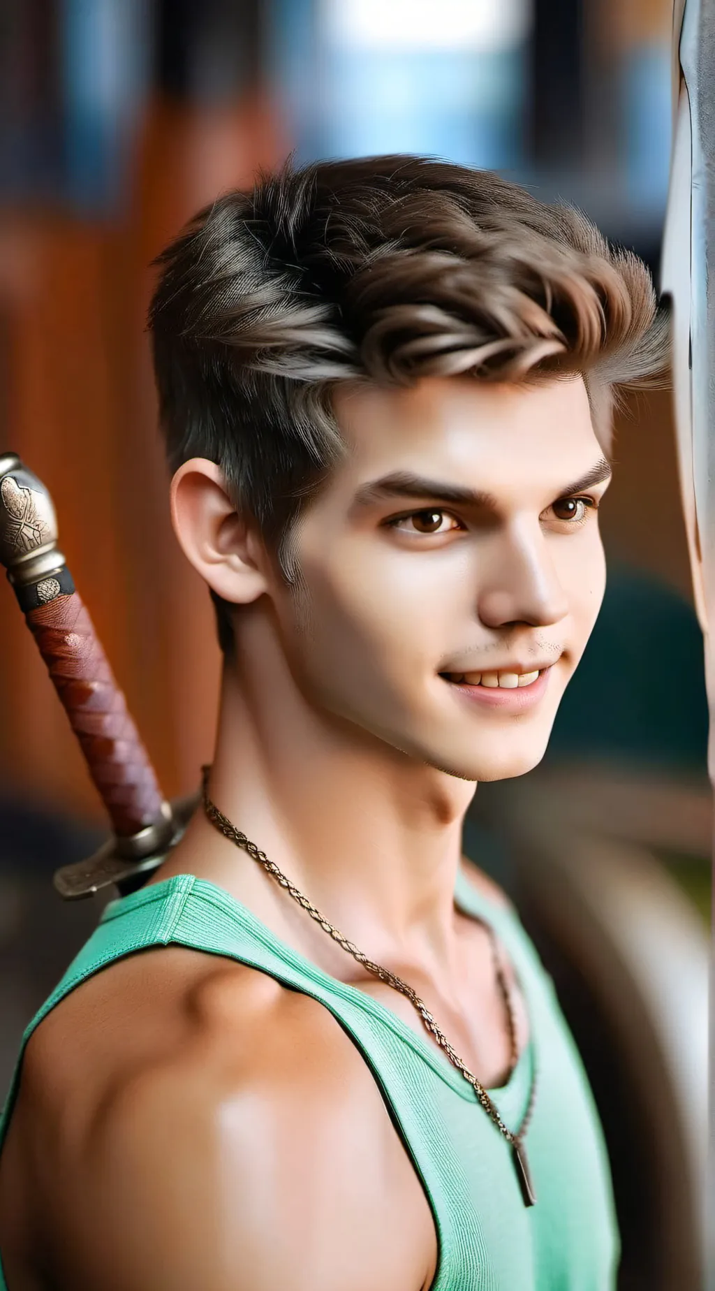 ai character: PeterPan  background