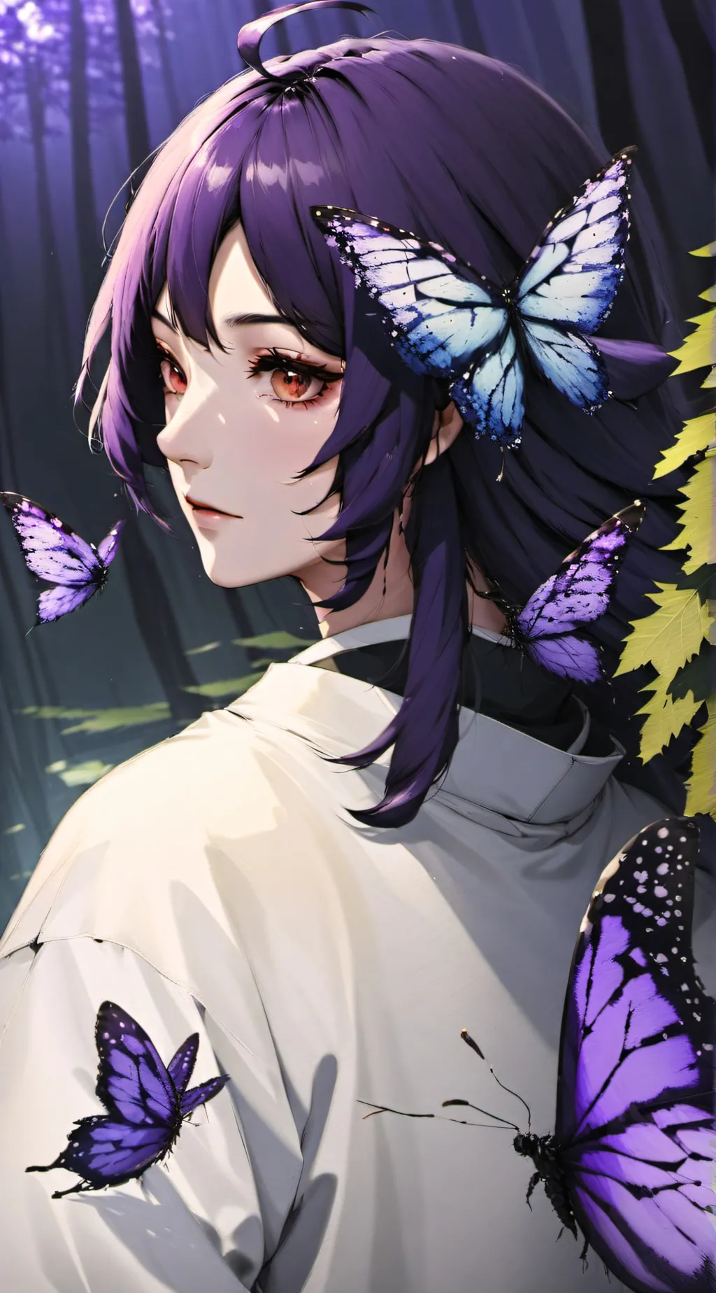 ai character: Shinobu Kocho  background