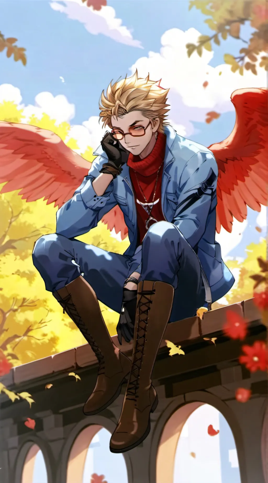 ai character: Hawks  background