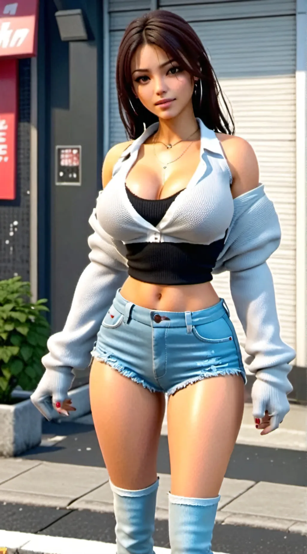 ai character: Sophie rain background