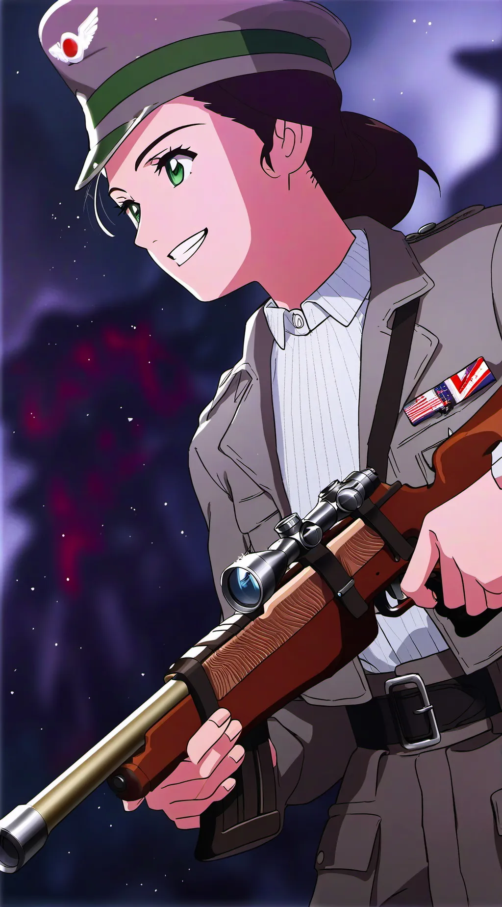 ai character: Sandra background