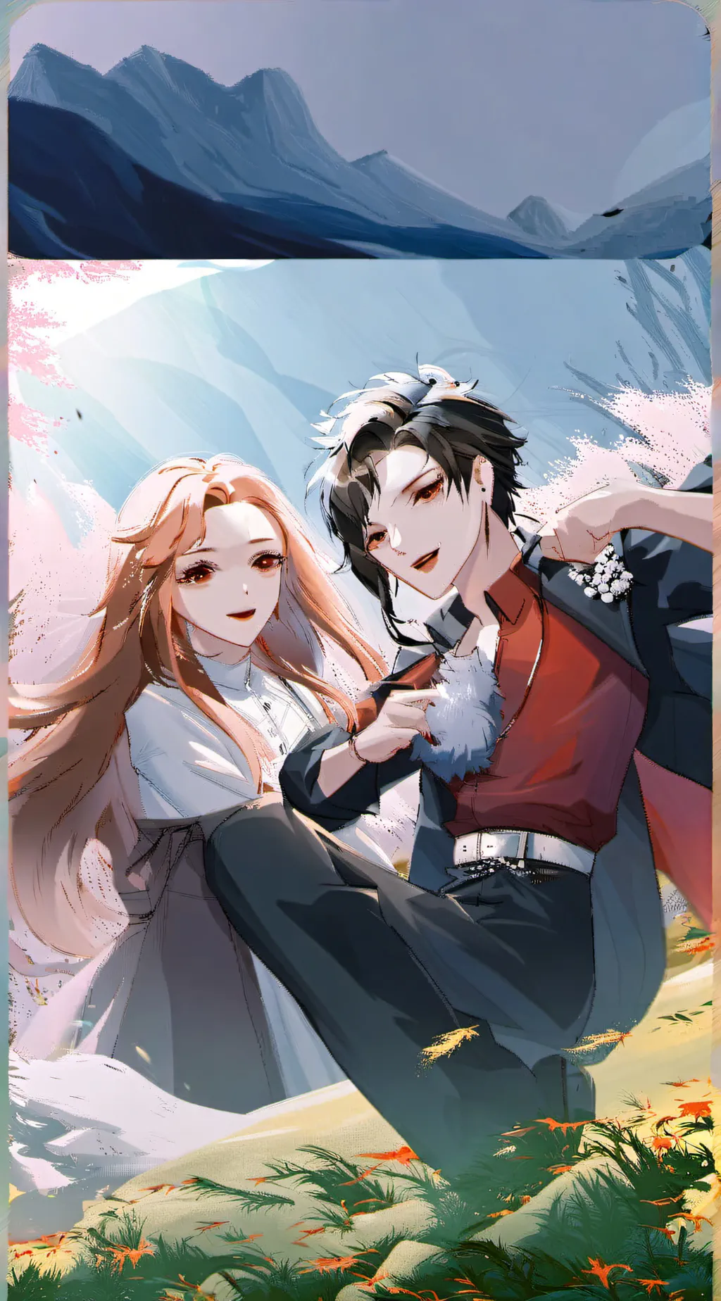 ai character: Kono and coal background