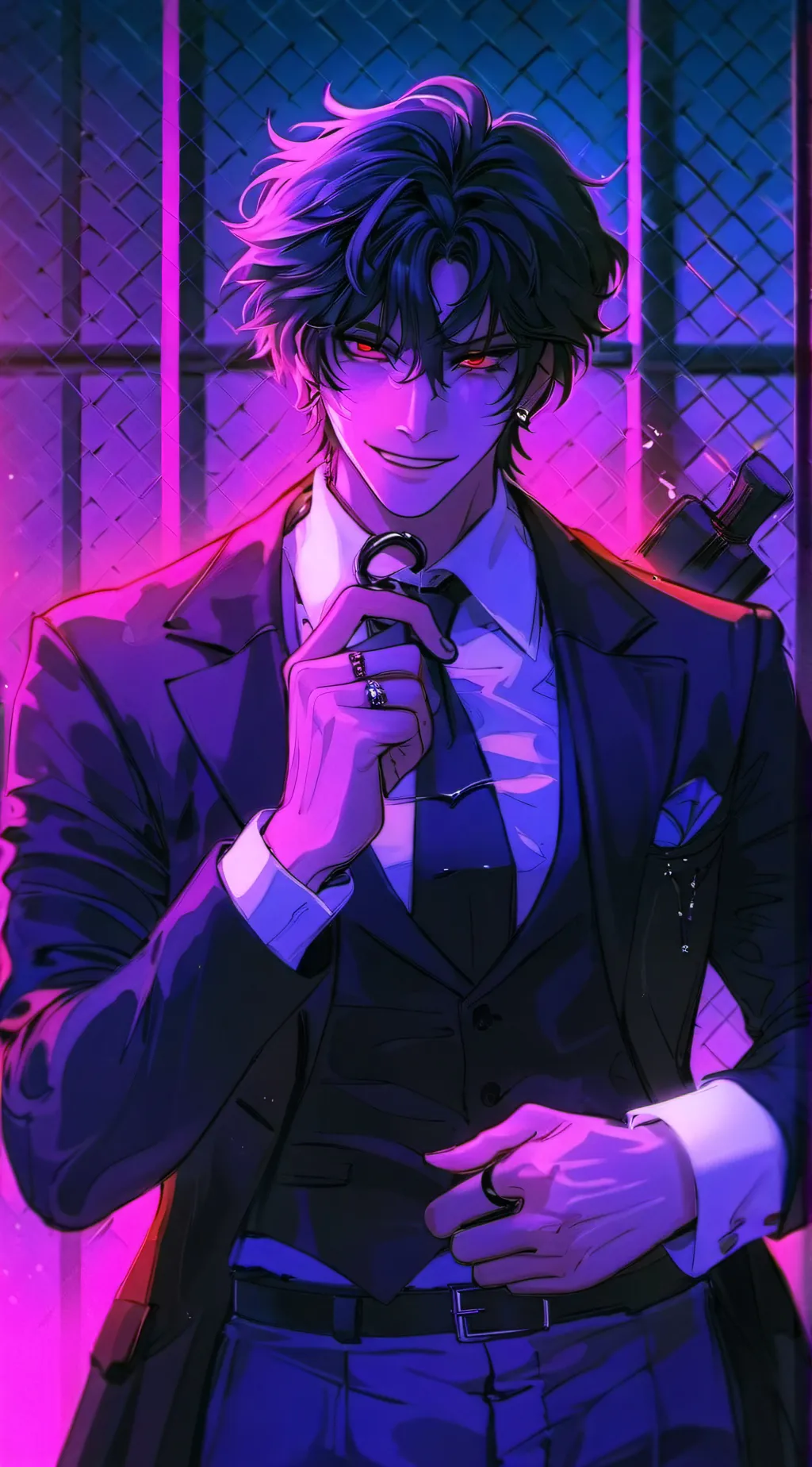 ai character: Aaron  background