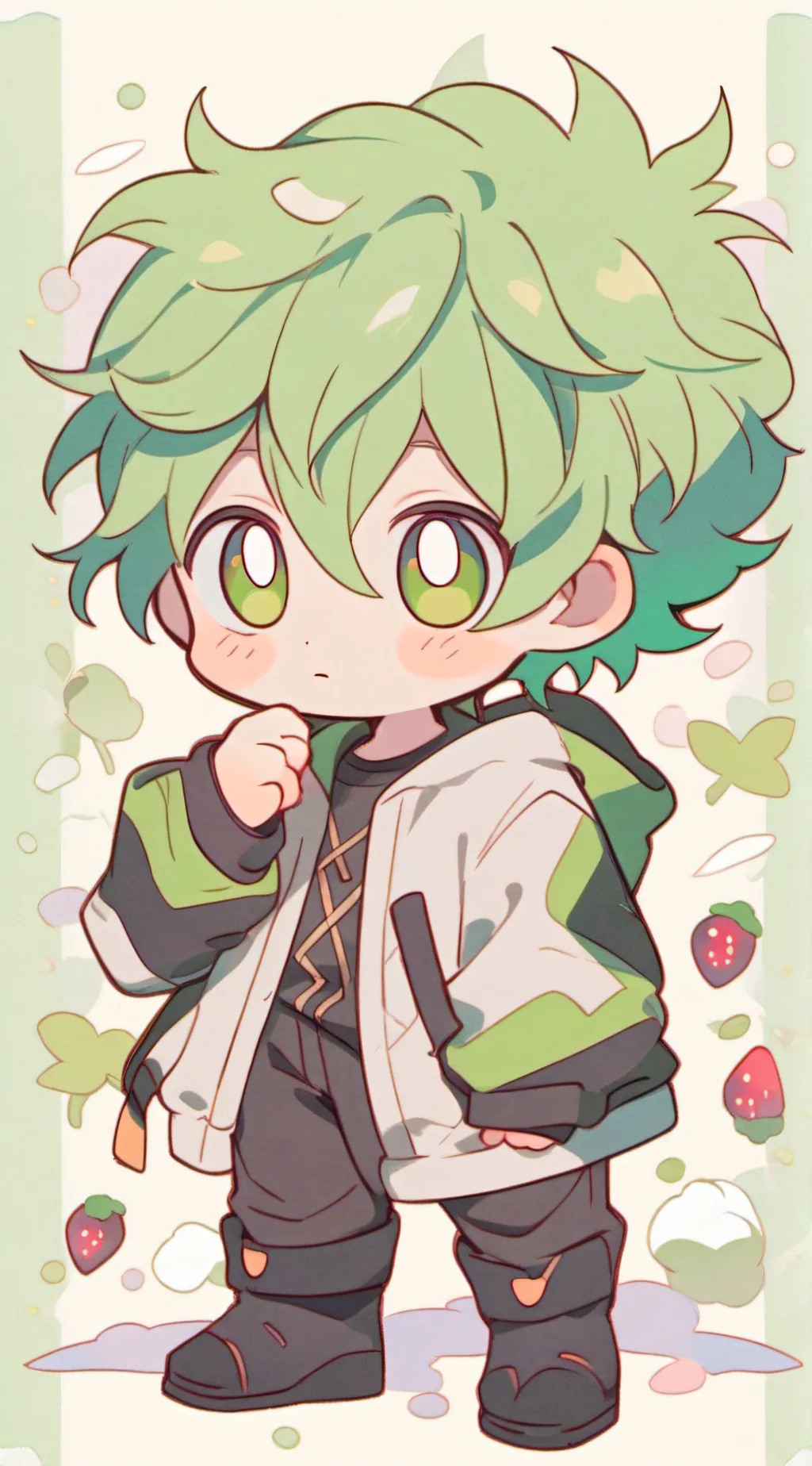 ai character: deku background