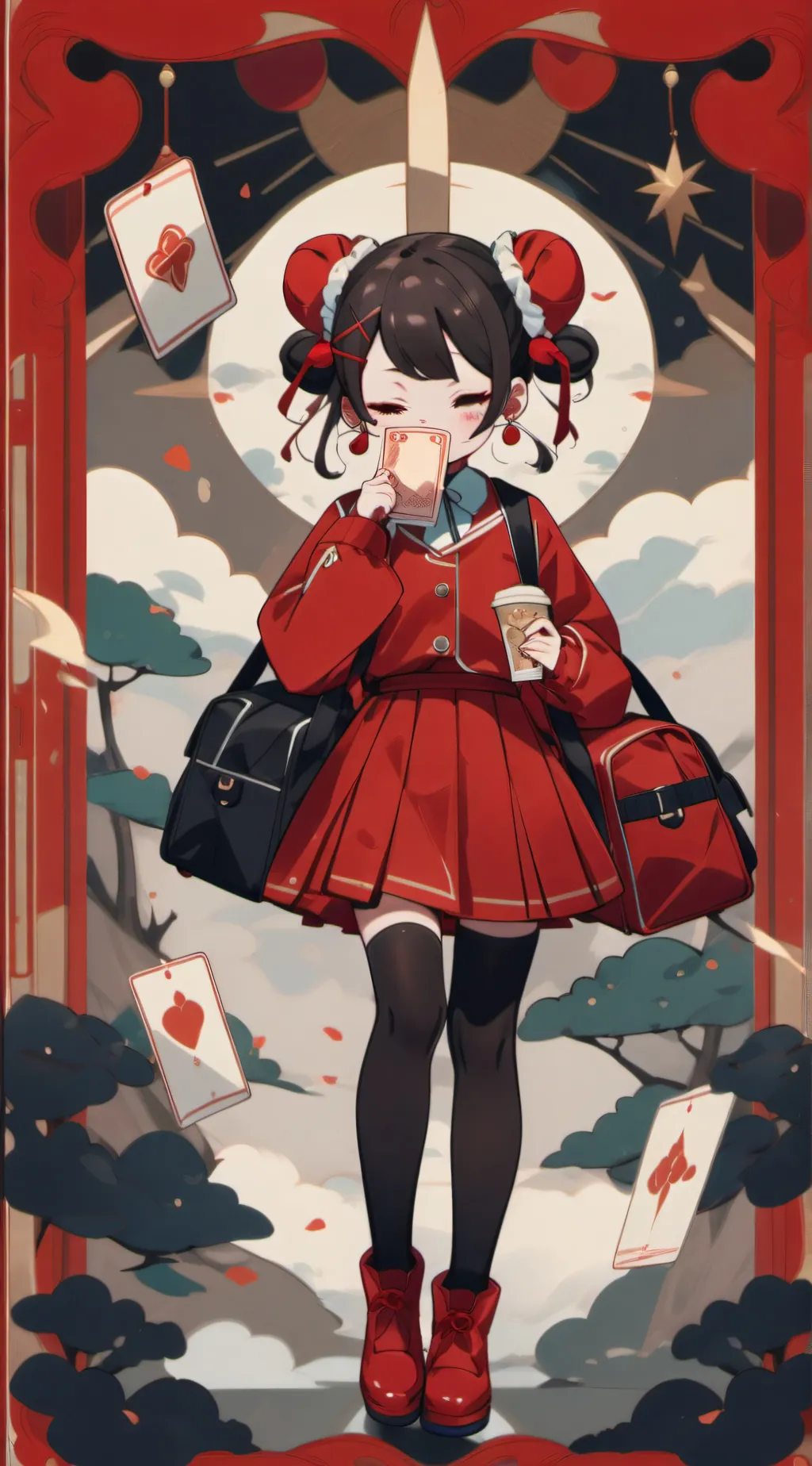 ai character: Pucca<33 background