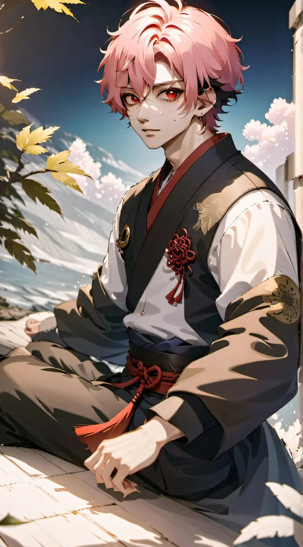 ai character: JJK MEME background