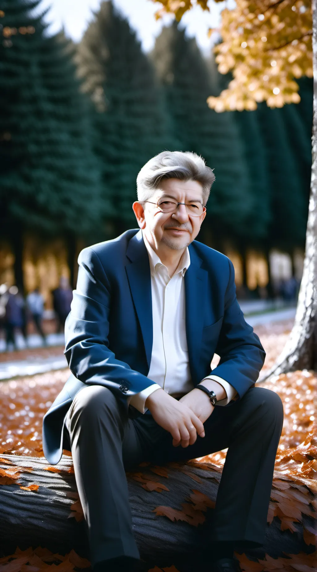 ai character: Jean Luc Melenchon background