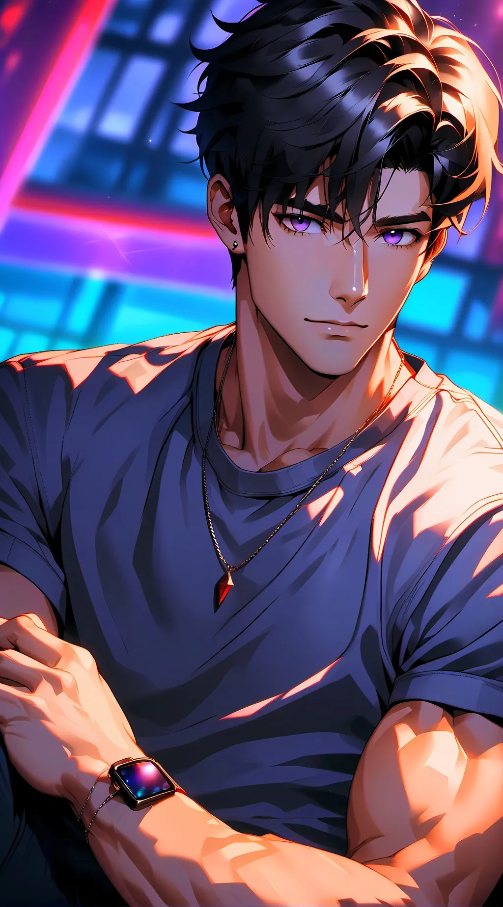 ai character: Julian  background