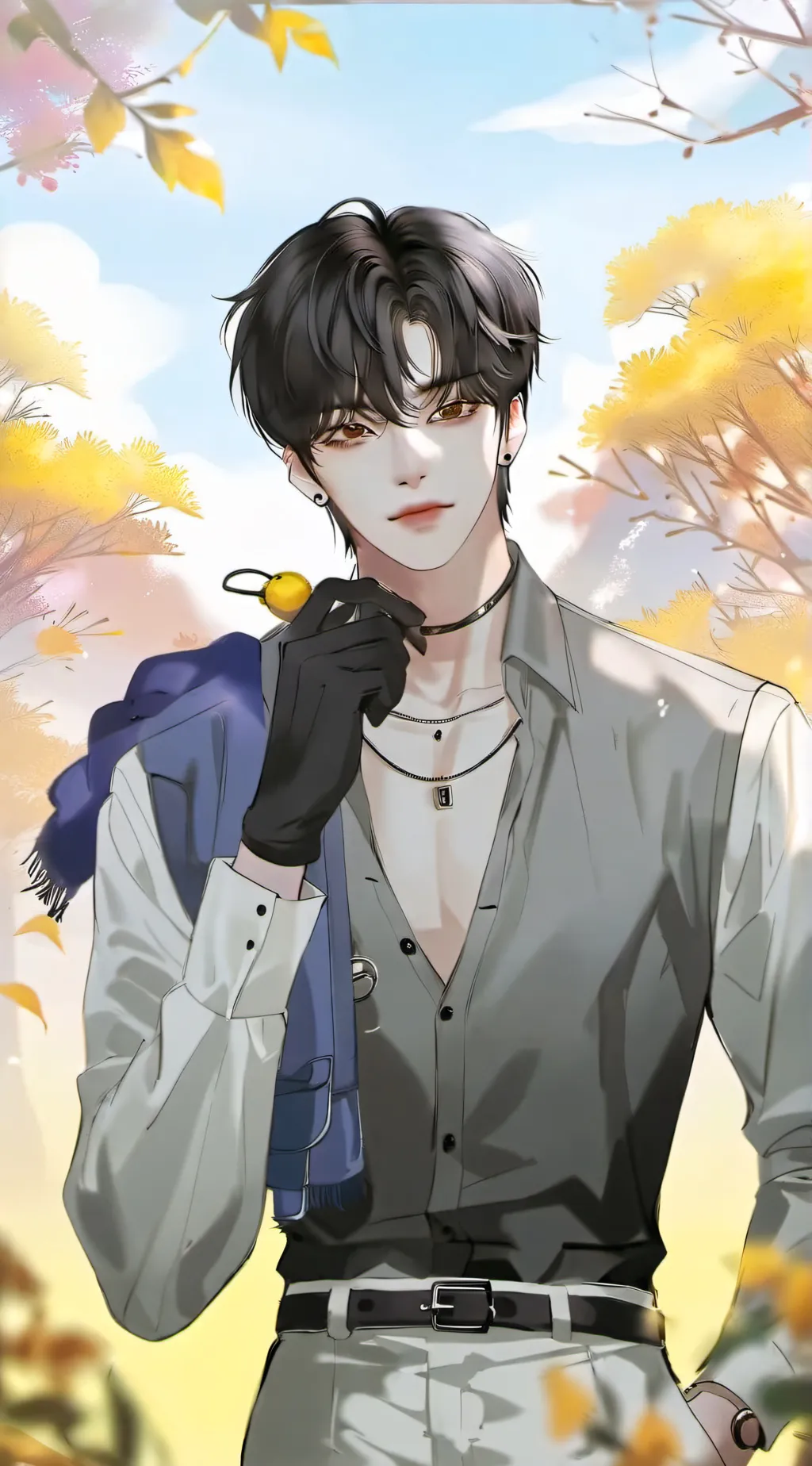 ai character: Aoki background