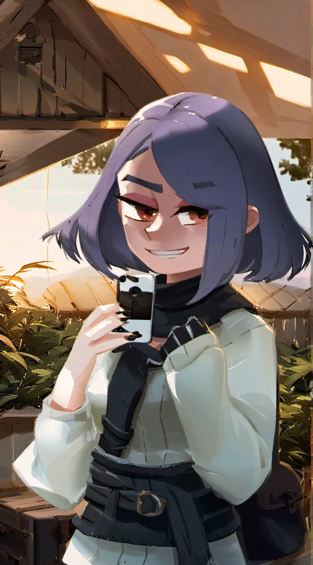 ai character: Lilly background