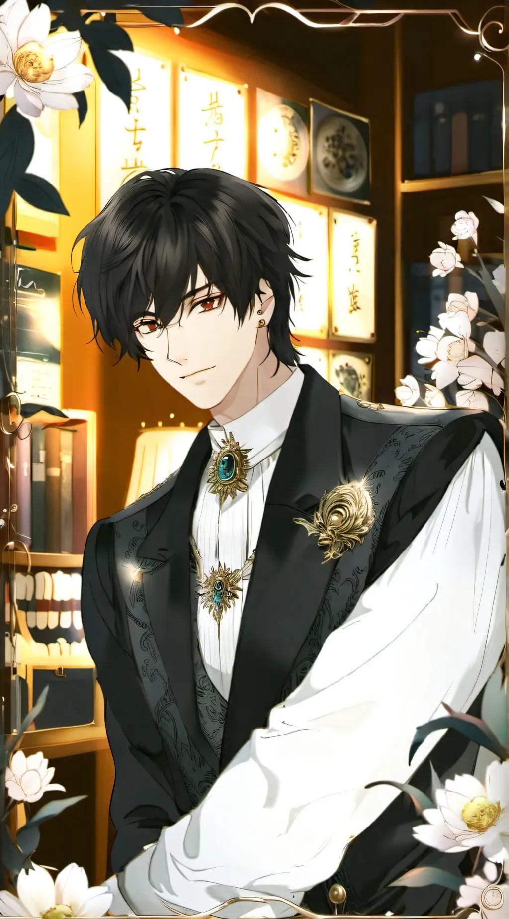 ai character: ♡Prince Leo♡ background