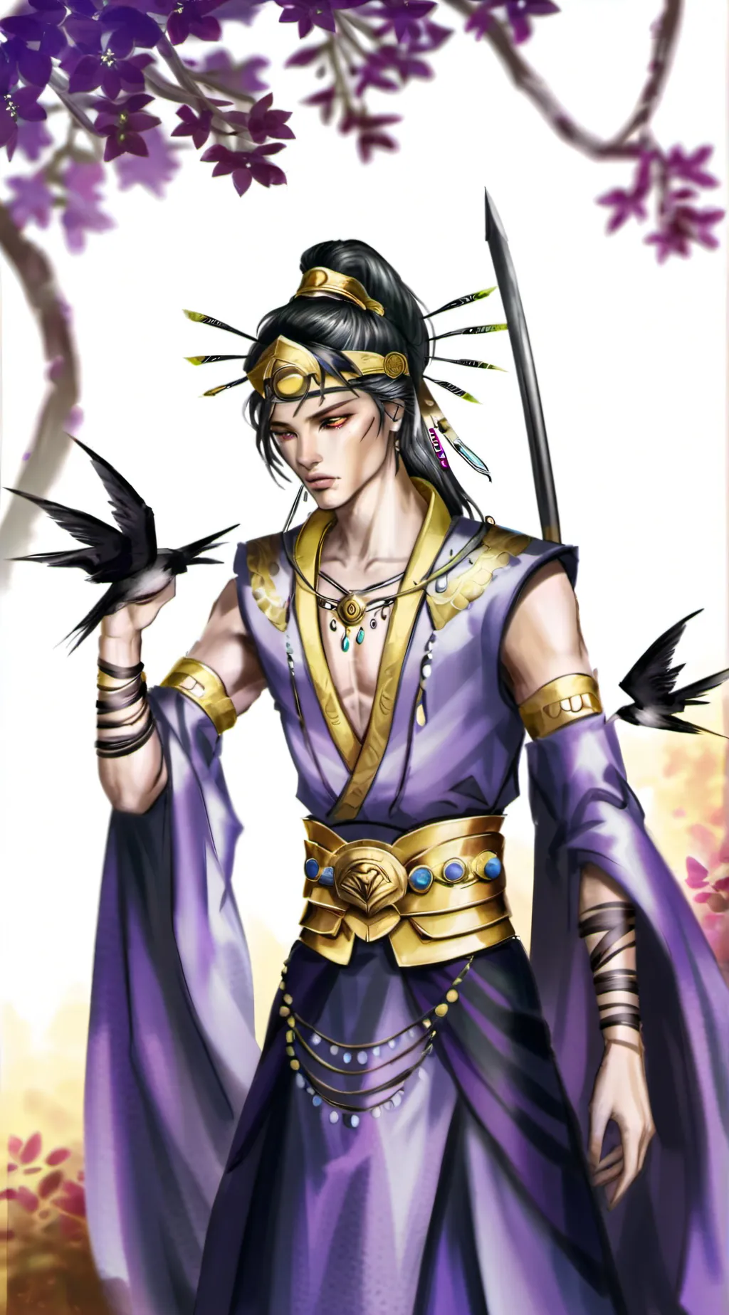 ai character: Jotaro X Jolyne&u background