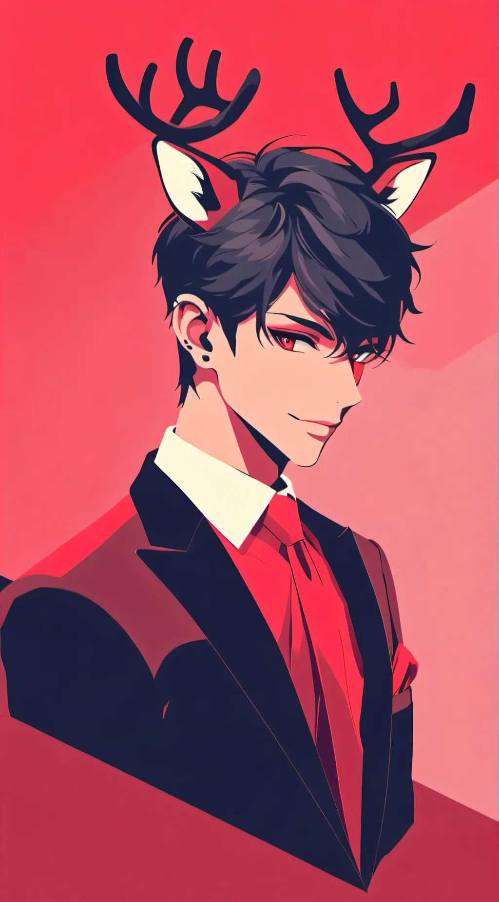 ai character: ~{Alastor}~ background